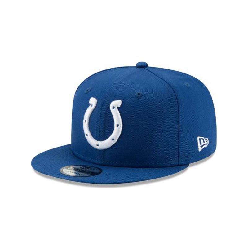 NFL Indianapolis Colts Basic 9Fifty Snapback (MJZ2050) - Blue New Era Caps